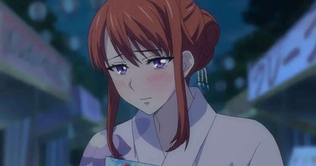 Potret karakter Yui dan Suiren Potret karakter dalam anime Yubisaki kara Honki no Netsjou