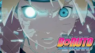 Boruto dan Naruto menonton anime bersama
