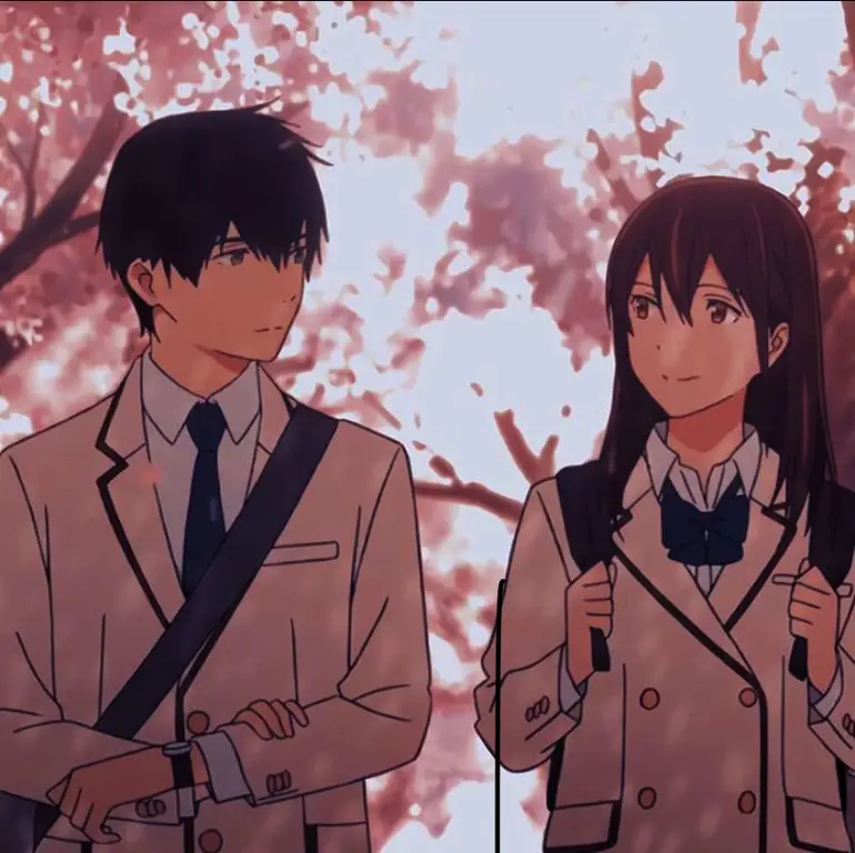 Sakura Yamauchi dan Haruki Shiga, karakter utama I Want to Eat Your Pancreas