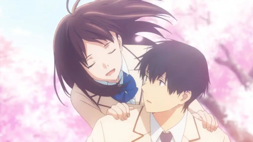 Gambar yang menangkap momen haru dan menyentuh dalam anime Adegan emosional dari anime I Want to Eat Your Pancreas
