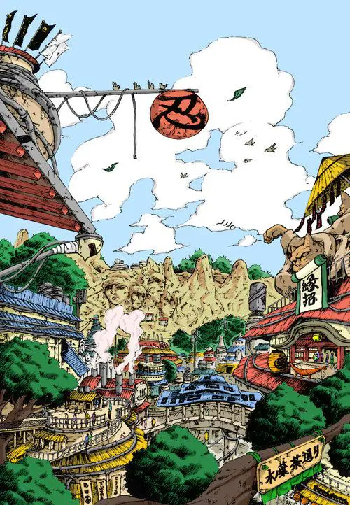 Keindahan Alam Semesta Naruto Pemandangan indah di dunia Naruto Shippuden