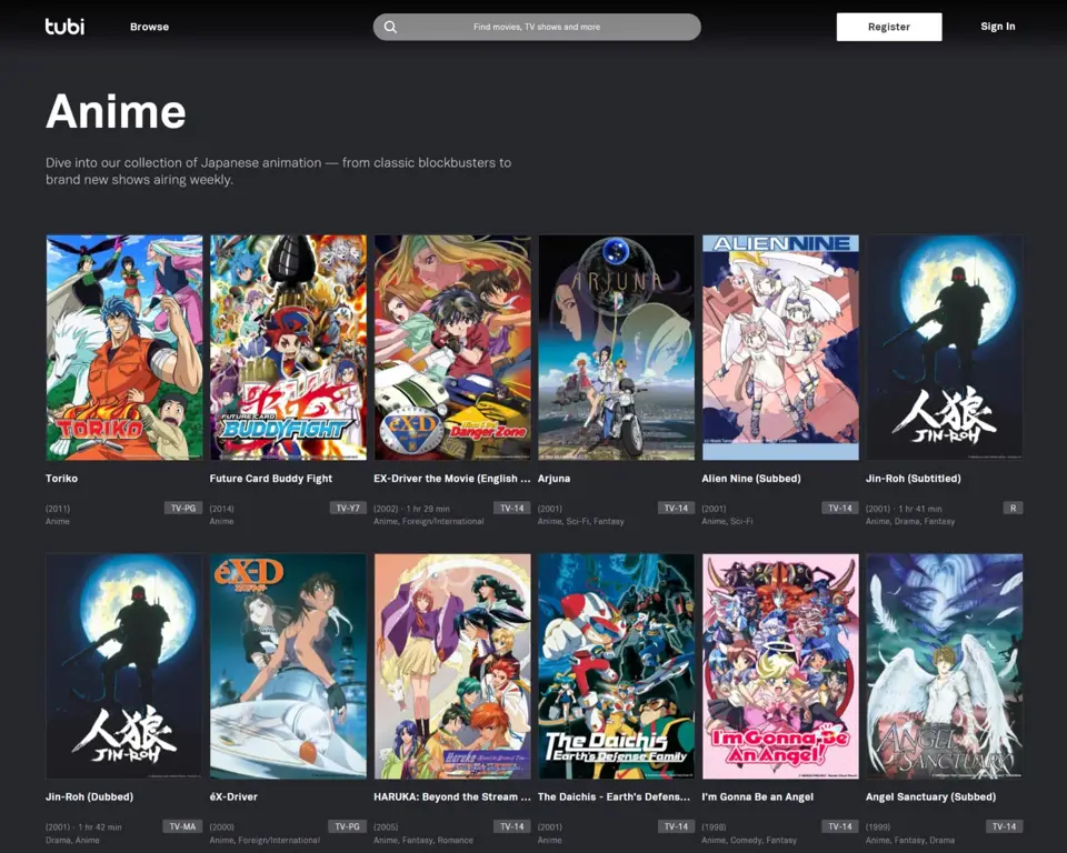 Gambar berbagai website streaming anime terbaik