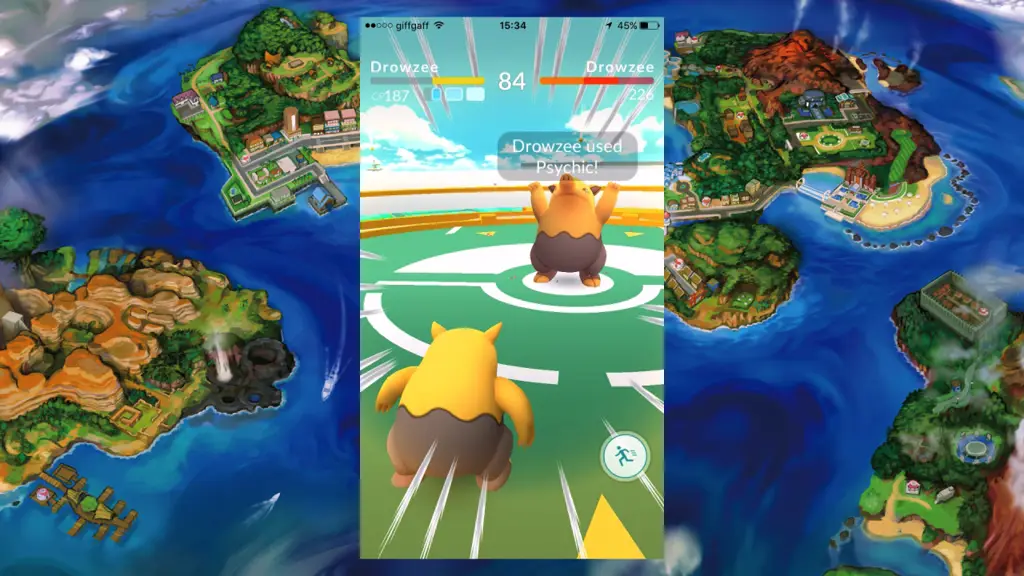 Gambar pertarungan gym Pokemon yang seru