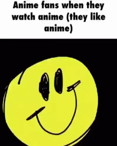 Menikmati Anime Sub Inggris Gambar seseorang yang sedang menonton anime dengan ekspresi bahagia