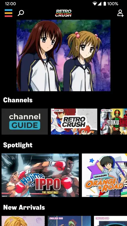 Perbandingan antarmuka situs streaming anime