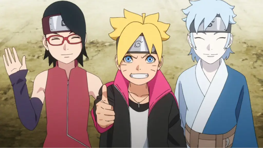 Tim Boruto yang solid Gambar Boruto dan teman-temannya bersama
