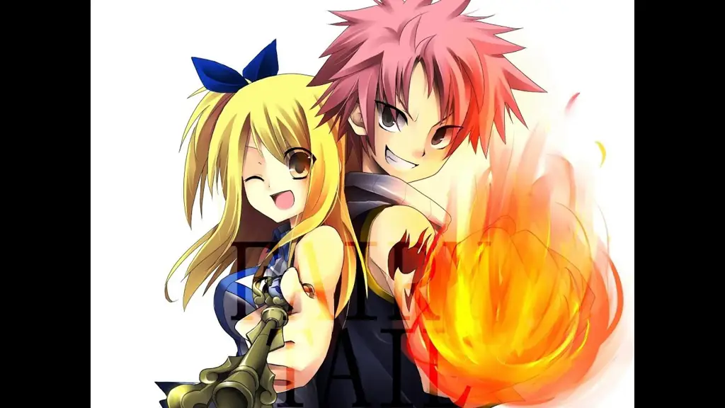Gambar Natsu Dragneel, karakter utama dalam anime Fairy Tail.