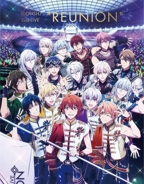 Ilustrasi konser IDOLiSH7 yang meriah