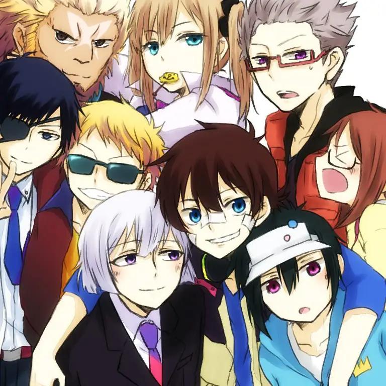 Para karakter utama anime Hamatora Foto grup karakter Hamatora