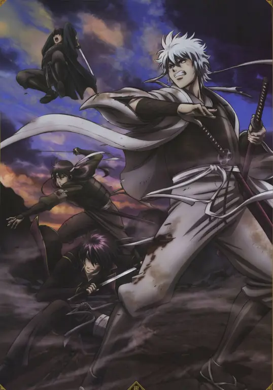 Adegan pertarungan karakter Gintama