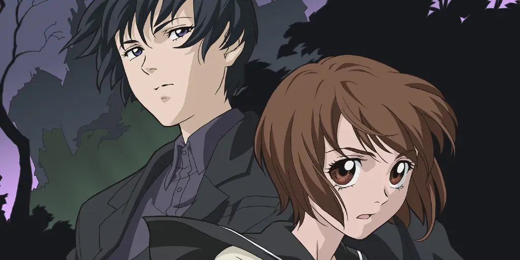 Adegan menegangkan dalam anime Ghost Hunt Gambar adegan anime Ghost Hunt